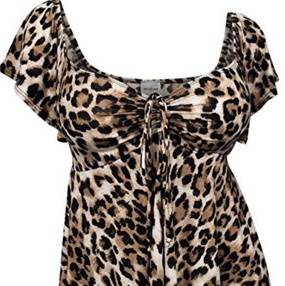 eVogues Tops - FINAL PRICE DROP!!!Plus size 3xV-neck top,leopard